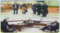  بازدید معاون تحقیقات و فناوری و مدیران از کتابخانه مرکزی دانشگاه علوم پزشکی سمنان